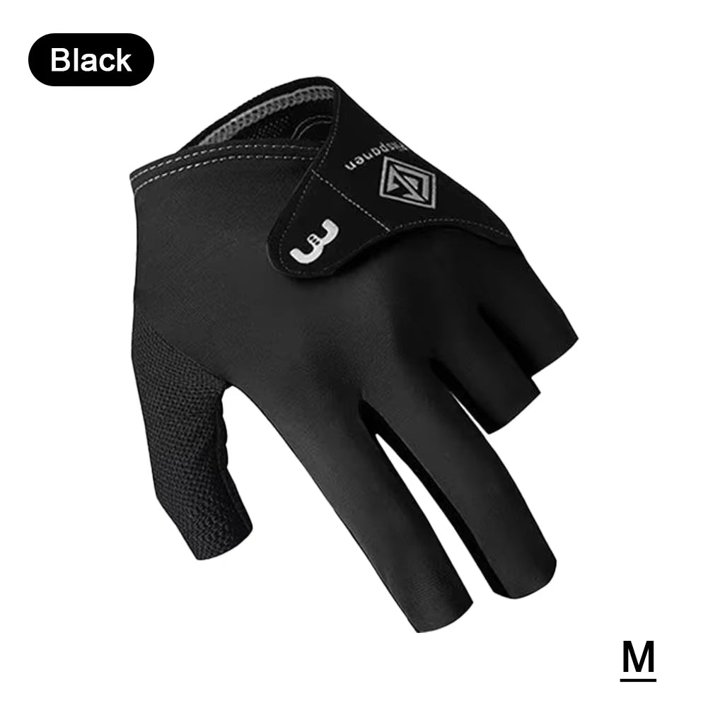 1Pc Billiards Glove Left Hand Snooker 5-Finger Glove Anti-Slip Breathable Billiard Training Gloves for Men and Women