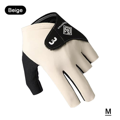 1Pc Billiards Glove Left Hand Snooker 5-Finger Glove Anti-Slip Breathable Billiard Training Gloves for Men and Women